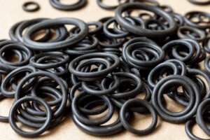 Rubber sealing o-rings for sealing various parts