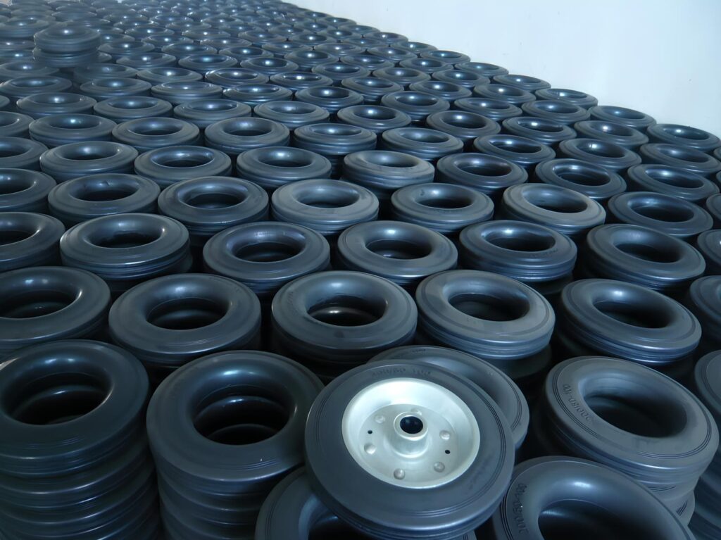 rubber wheels