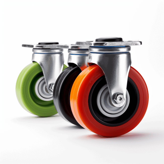 rubber caster-wheels