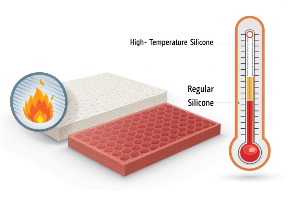 Silicone’s fire resistance depends on the type of silicone and the temperature range.