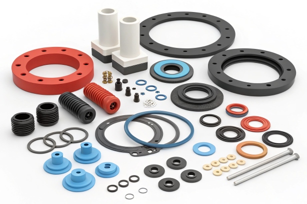 a-variety-of-industrial-silicone parts