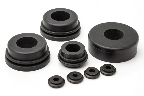 Rubber grommet plugs functions such as protection, insulation, and sealing