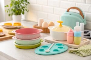 Silicone cookware and kitchenware products designed for durability and ease of use.