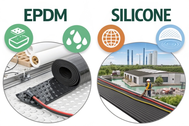 how to choose EPDM and silicone rubber