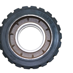 Solid Rubber Wheels for Electric Forklifts 300x90