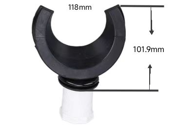 rainwater diverter rubber components