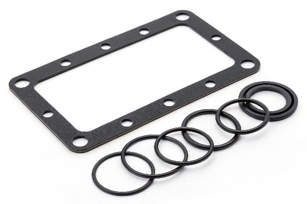 Gaskets are flat seals while O-rings are circular seals