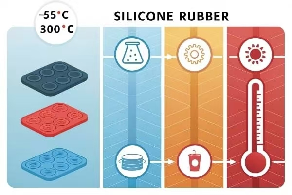 Silicone temperature resistance