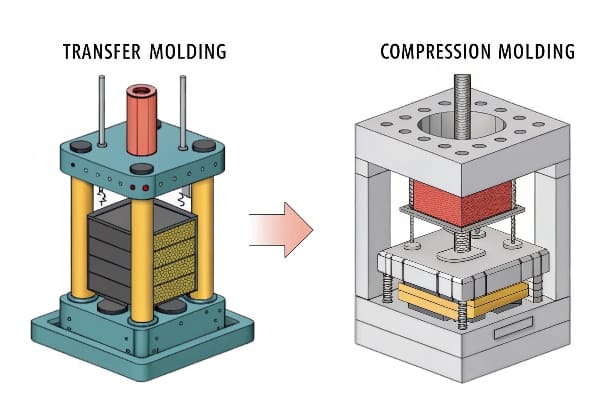 Transfer Mold vs Compression Mold