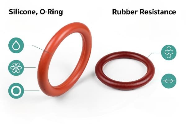 Silicone vs Rubber O-ring