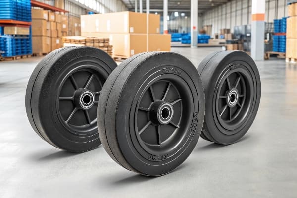 Heavy-Duty Rubber Wheels