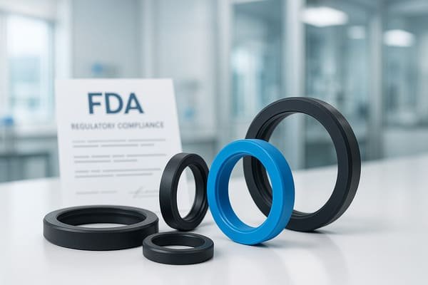 FDA-compliant rubber parts