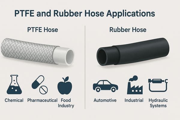 PTFE and Rubber Hose Applications
