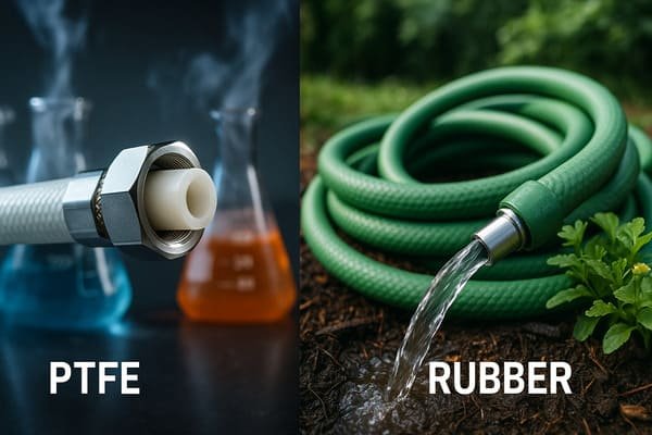 PTFE vs Rubber Hose