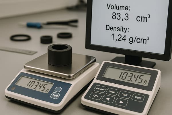 Rubber Parts Weight is calculated by multiplying the volume of the part by the material’s density.