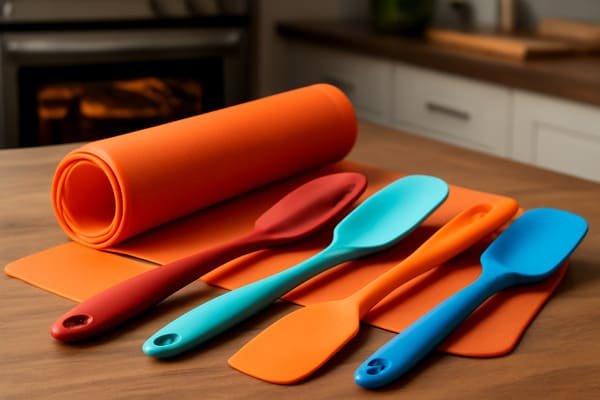silicone rubber for high temp and food use,it is widely used in kitchens, hospitals, electronics, and outdoor gaskets.