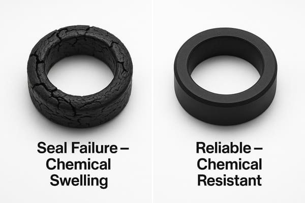 Chemical exposure on HVAC gasket