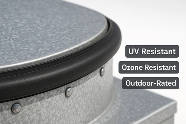 EPDM outdoor gasket UV protection