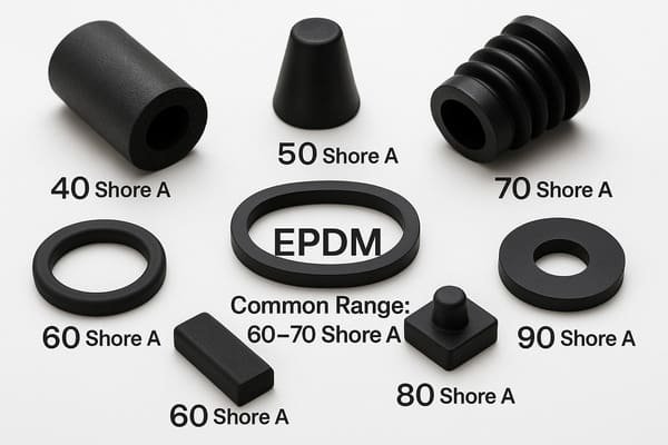 EPDM rubber hardness scale