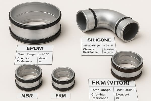 comparison EPDM silicone NBR