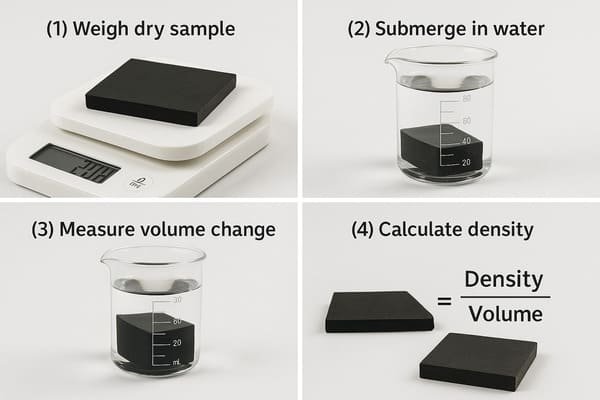 Measuring Rubber Sheet Density