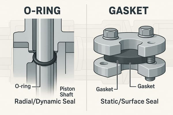 o-ring vs gasket comparison