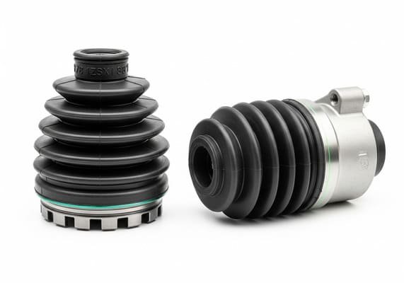 applications of convoluted rubber bellows