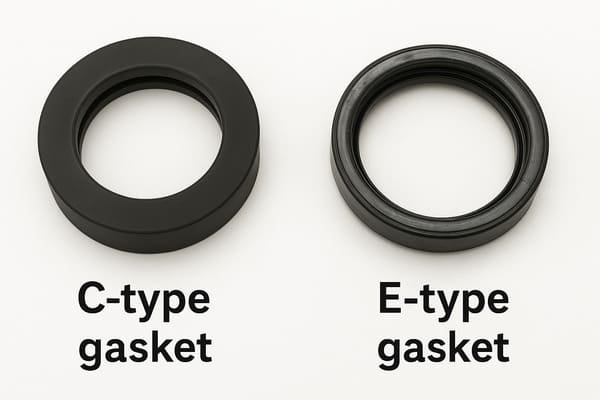 C vs E type gasket