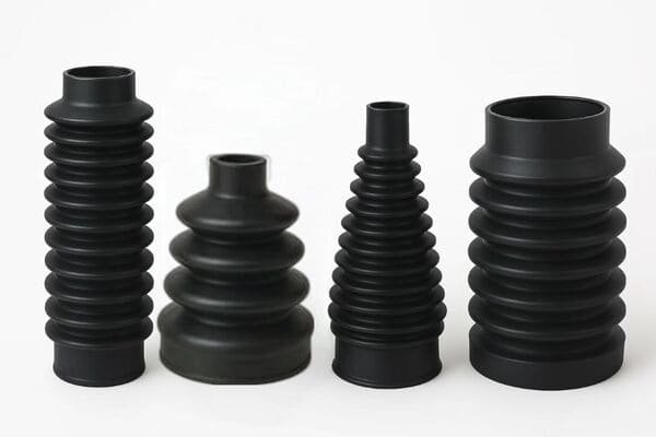 different types of rubber bellows comparison