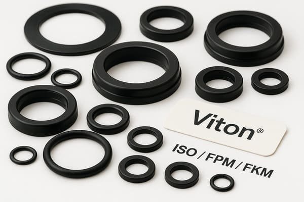FKM material sheet and molded seal