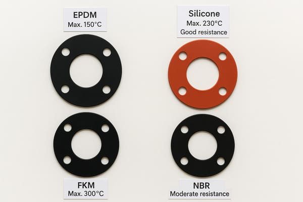 High temperature flue gasket