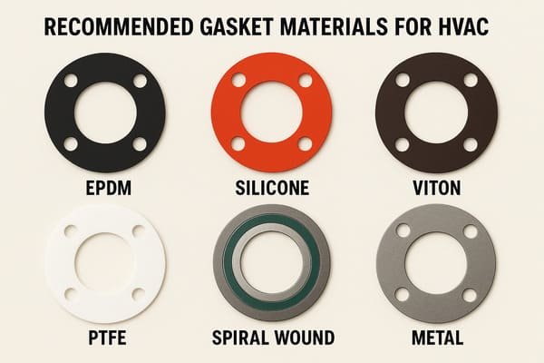 recommended gasket materials HVAC
