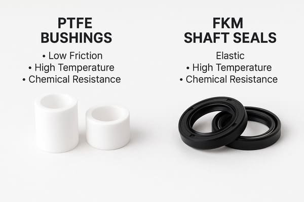 comparison PTFE vs FKM