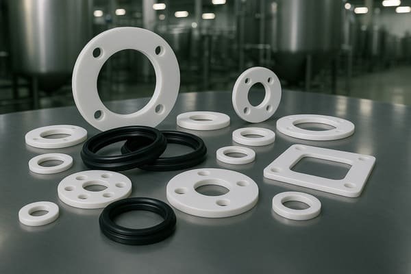 custom PTFE and rubber seal