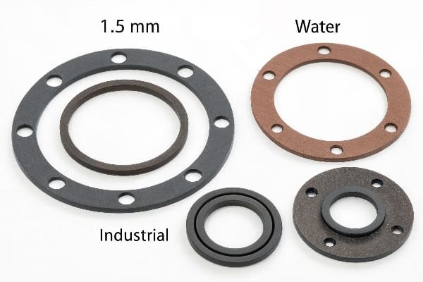 rubber flange gasket thickness