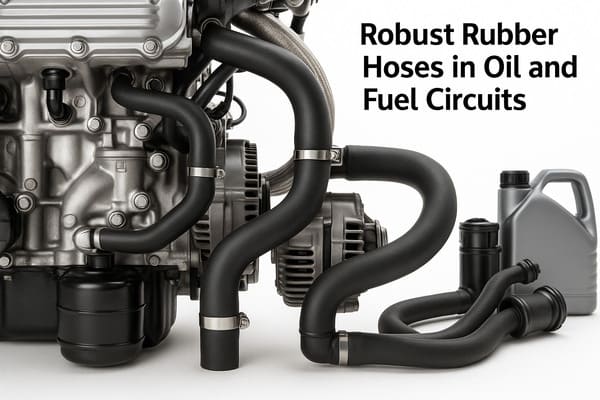 Rubber air hose in industrial use