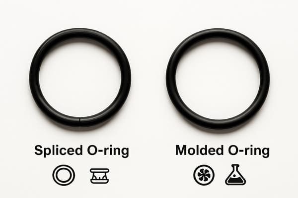 spliced vs molded o ring comparison