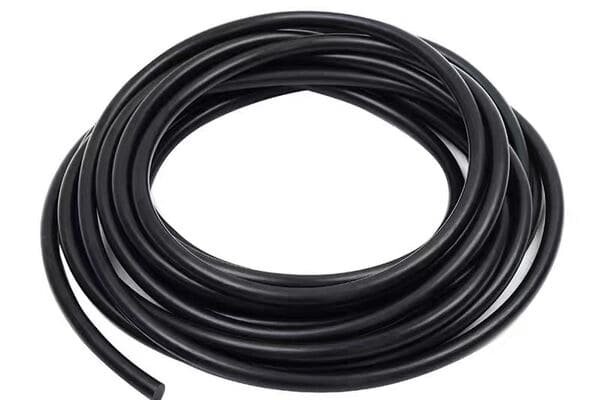 A solid rubber cord is a continuous, round-profile cord made entirely of dense, non-porous rubber