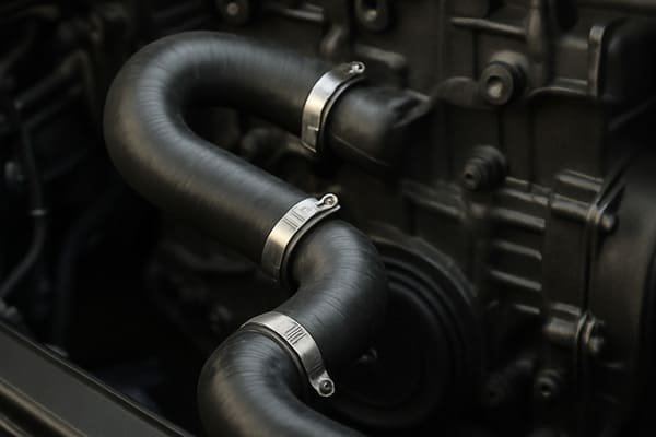 three types of radiator hoses