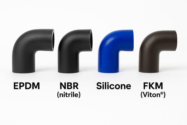 rubber elbow material options
