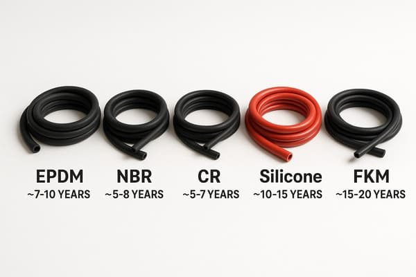 rubber compound vs hose life