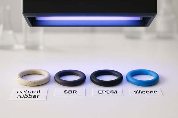rubber UV degradation comparison:Natural rubber and sbr will crack, fade, or harden when exposed to sunlight,EPDM and silicone resist sunlight much better