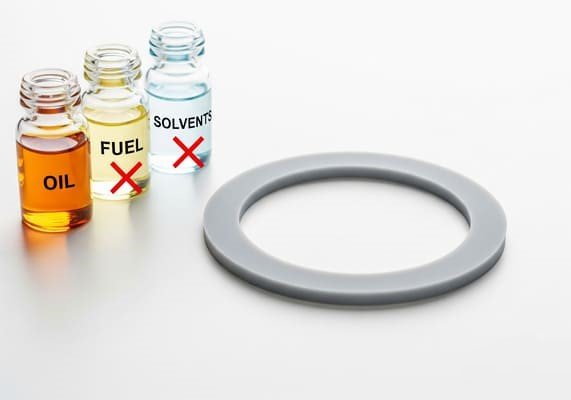 Silicone gasket disadvantages:Silicone gaskets are not suitable for oil, fuel, or strong solvent exposure.