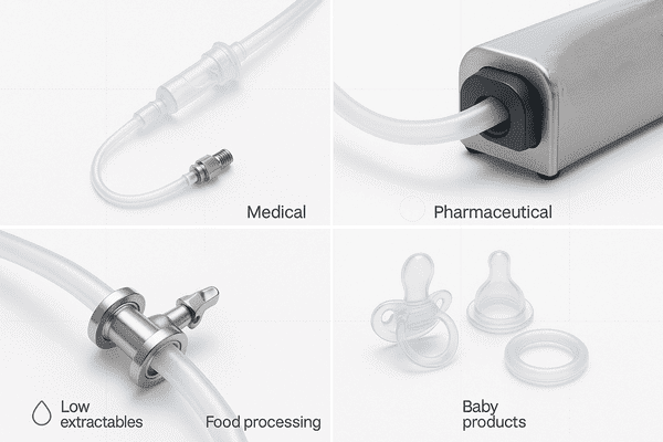 platinum cured silicone applications
