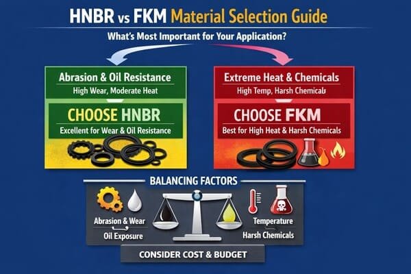 HNBR FKM material selection decision chart